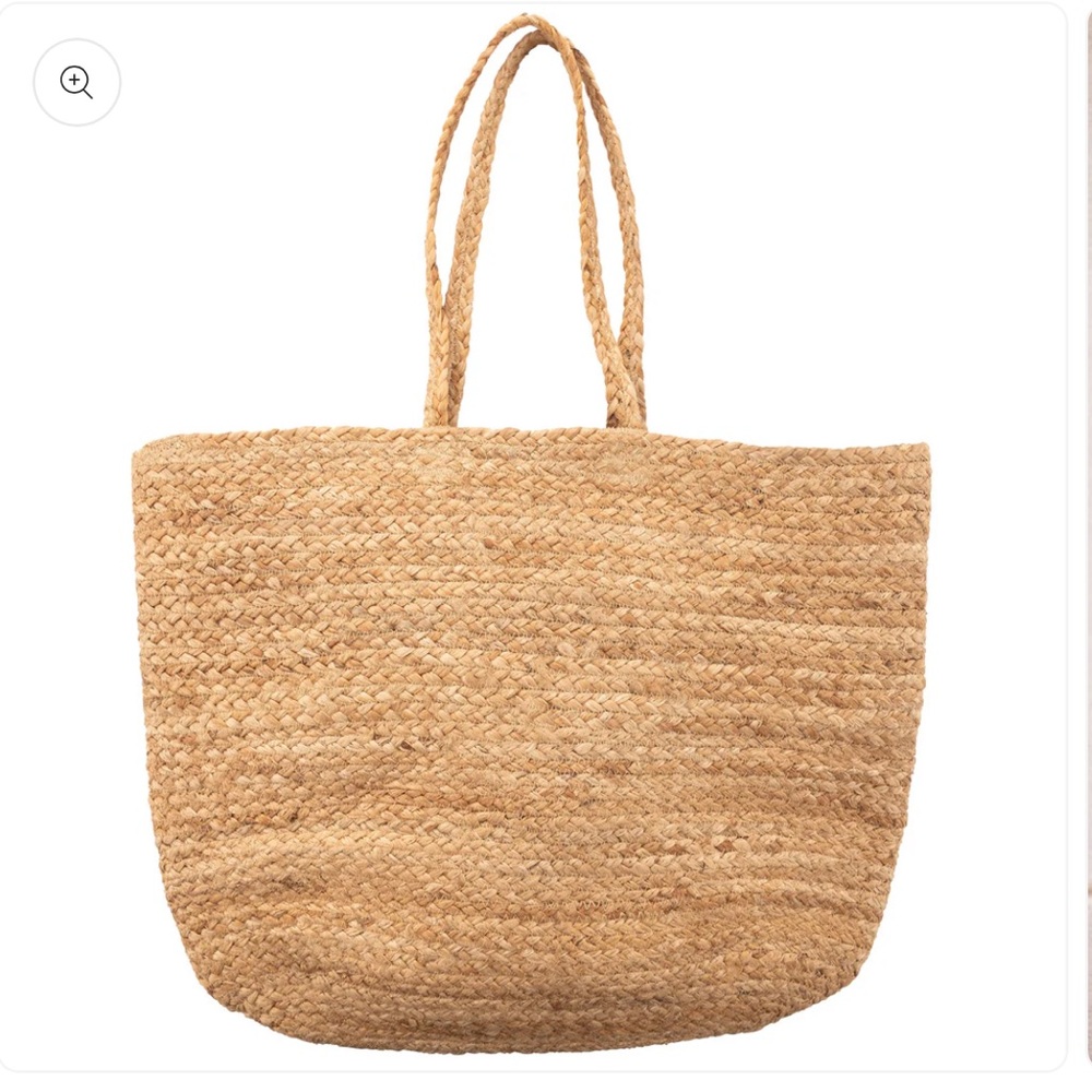 Large Karma Daydream Believer Jute Tote Beach Bag NWT - Picture 6 of 6